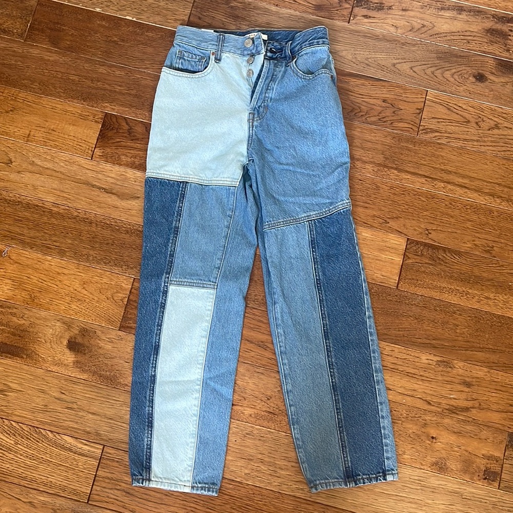 PACSUN patchwork jeans